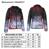 Women's Snow Print Puffer Jacket