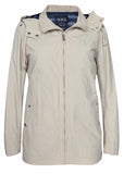 Women's Detachable Drawstring Hood Jacket