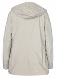 Women's Detachable Drawstring Hood Jacket