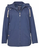 Women's Detachable Drawstring Hood Jacket