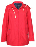 Women's Detachable Drawstring Hood Jacket