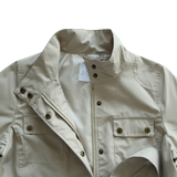 Women Snap Button Pockets Utility Jacket