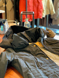 Women's Puff Collar Removable Hood Mid-Length Puffer Coat