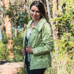 Women's Collared Waist Drawstring Jacket
