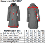 Women's Hidden Hood Long Trench Coat