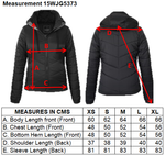 Women's Hoodie Mock Neck Puffer Coat (Wholesale)