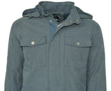 Men's Detachable Hood Military Parka