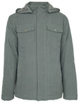 Men's Detachable Hood Military Parka
