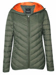 Women's Lightweight Dupont Sorona Padded Hooded Puffer Jacket