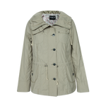 Women's Collared Waist Drawstring Jacket