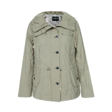 Women's Collared Waist Drawstring Jacket