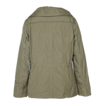 Women's Collared Waist Drawstring Jacket