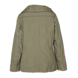 Women's Collared Waist Drawstring Jacket