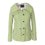 Women's Collared Waist Drawstring Jacket