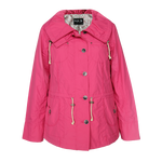Women's Collared Waist Drawstring Jacket