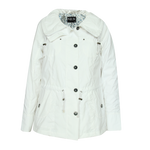 Women's Collared Waist Drawstring Jacket