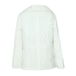 Women's Collared Waist Drawstring Jacket