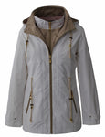 Women's Vintage Detachable Hood Jacket