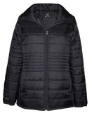 Women's Soft Mock Neck Puffa Jacket