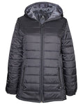 Women's Soft Hooded Puffa Jacket