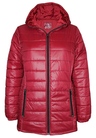 Women's Soft Hooded Puffa Jacket