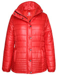 Women's Soft Wind Proof Mock Neck Puffa Jacket