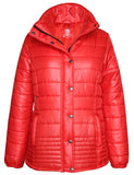 Women's Soft Wind Proof Mock Neck Puffa Jacket