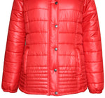 Women's Soft Wind Proof Mock Neck Puffa Jacket