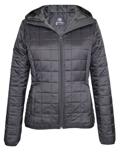 Women's Soft Quilted Hooded Puffa Jacket