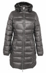 Women's Long Comfy Soft Detachable Hoodie Puffer Jacket