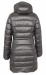 Women's Long Comfy Soft Detachable Hoodie Puffer Jacket