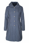 Women's Hidden Hood Long Trench Coat