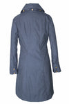 Women's Hidden Hood Long Trench Coat
