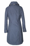 Women's Hidden Hood Long Trench Coat