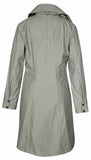 Women's Hidden Hood Long Trench Coat