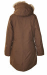 Women's Detachable Faux Fur Hoodie Long Puffer Parka