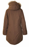 Women's Detachable Faux Fur Hoodie Long Puffer Parka