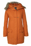 Women's Detachable Faux Fur Hoodie Long Puffer Parka