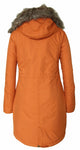 Women's Detachable Faux Fur Hoodie Long Puffer Parka