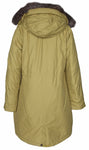 Women's Detachable Faux Fur Hoodie Long Puffer Parka (Wholesale)