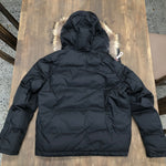 Women's Detachable Faux Fur Hoodie Puffer Jacket