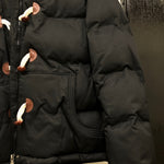 Women's Detachable Faux Fur Hoodie Puffer Jacket