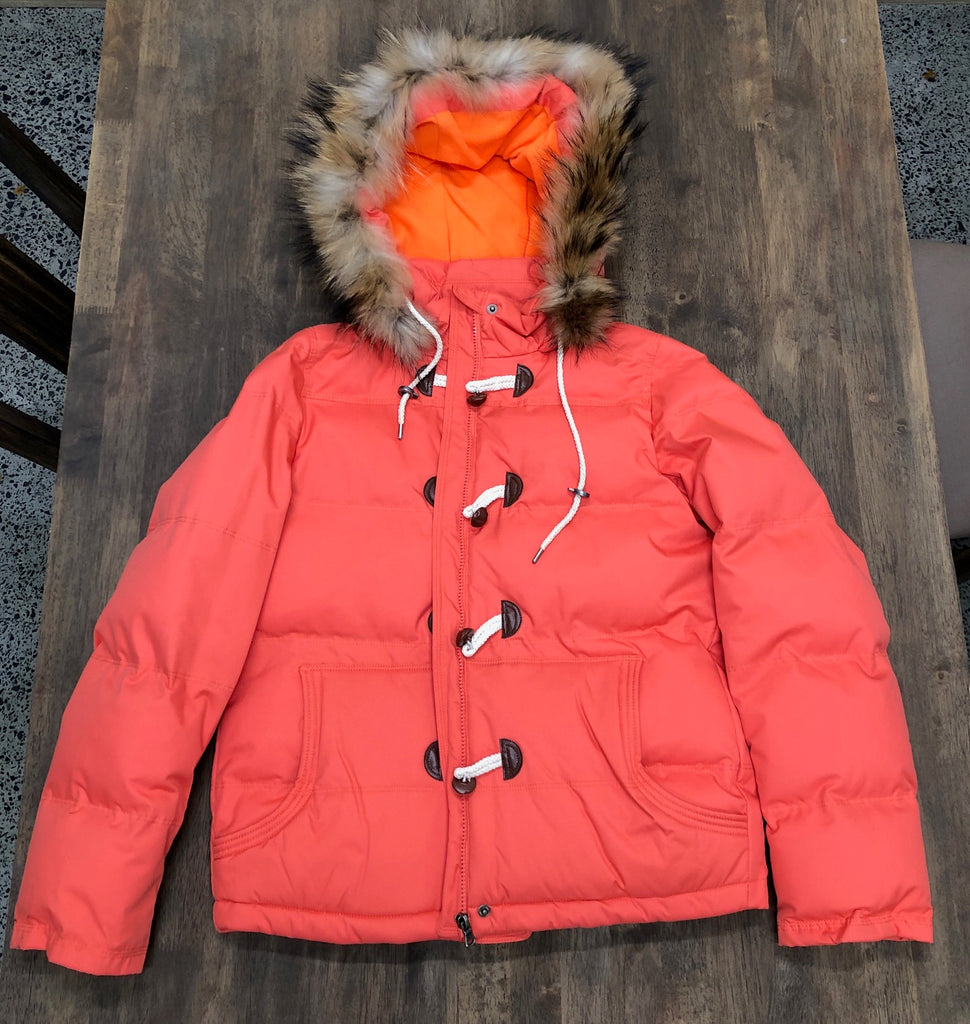Fur hoodie top