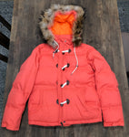 Women's Detachable Faux Fur Hoodie Puffer Jacket