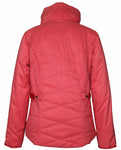 Women's Collar Zip Hidden Hood Puffer Coat