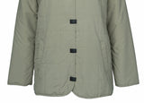 Women's Plush Lining Button Detachable Hoodie Puffer Jacket