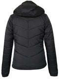 Women's Hoodie Mock Neck Puffer Coat (Wholesale)